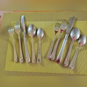8 pcs Zwillig Provence flatware set for 2  fork knife spoons
